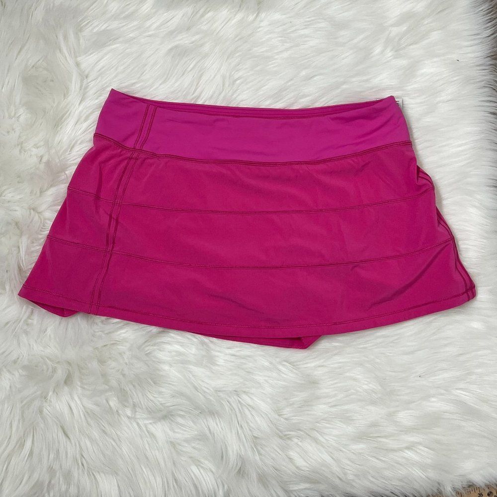 Lululemon Pace Rival Mid Rise Skirt Ripened Raspberry 10 - Picture 4 of 16